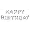 Ballongkungen AB Ballongguirlande Happy Birthday Sølv - Balloner