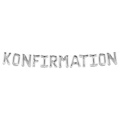 Sale Ballongkungen AB Ballongguirlande Konfirmation Sølv