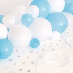 Unique UK Inc t/as Unique Party Ballonguirlande Bord Blå/Hvid - Oppyntning|Borddækning