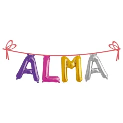 Hisab/Joker Company AB Ballonguirlande Folie Navn - Oppyntning|Balloner