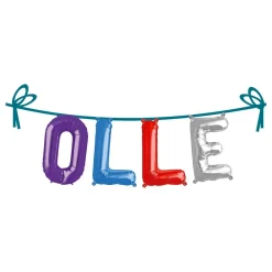 Hisab/Joker Company AB Ballonguirlande Folie Navn - Oppyntning|Balloner