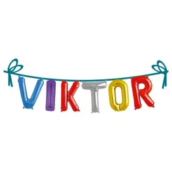 Hisab/Joker Company AB Ballonguirlande Folie Navn - Oppyntning|Balloner