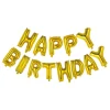 PartyDeco sp. z o.o. Ballonguirlande Happy Birthday Guld - Oppyntning|Balloner