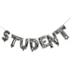 Best Ballongkungen AB Ballonguirlande Student Sølv Metallic