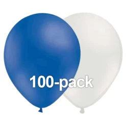 Ballongkungen AB Ballonkombi Blå-Hvid