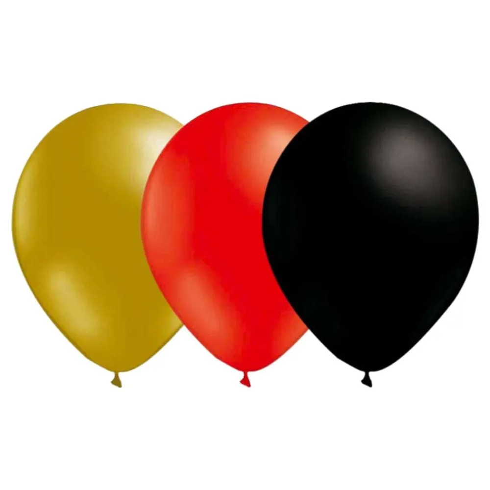 Outlet Ballongkungen AB Ballonkombi Guld/Rød/Sort