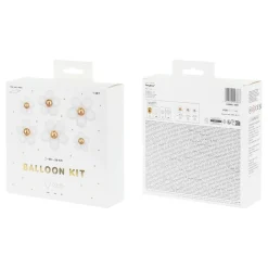 Outlet PartyDeco sp. z o.o. Ballonsæt Hvide Blomster