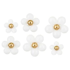 Outlet PartyDeco sp. z o.o. Ballonsæt Hvide Blomster