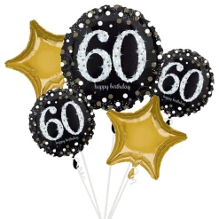 Reithmüller Europe GmbH Ballonsæt Sort/Guld 60 år - Balloner