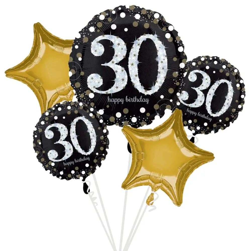 Reithmüller Europe GmbH Ballonsæt Sort/Guld 30 år