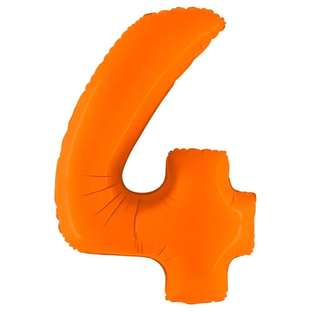 Ballongkungen AB Ballontal Mat Orange - Oppyntning|Balloner