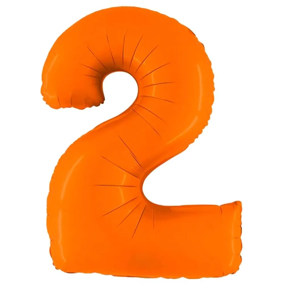 Ballongkungen AB Ballontal Mat Orange - Oppyntning|Balloner