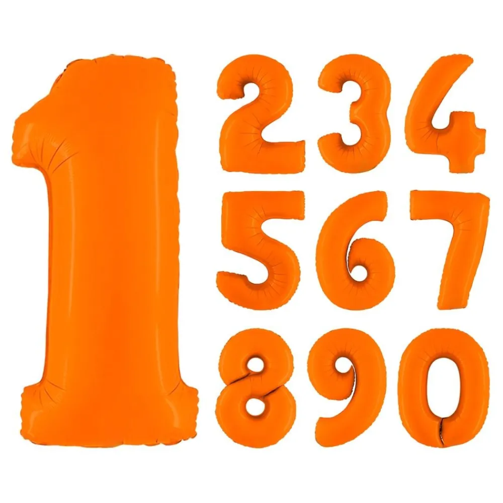 Ballongkungen AB Ballontal Mat Orange - Oppyntning|Balloner