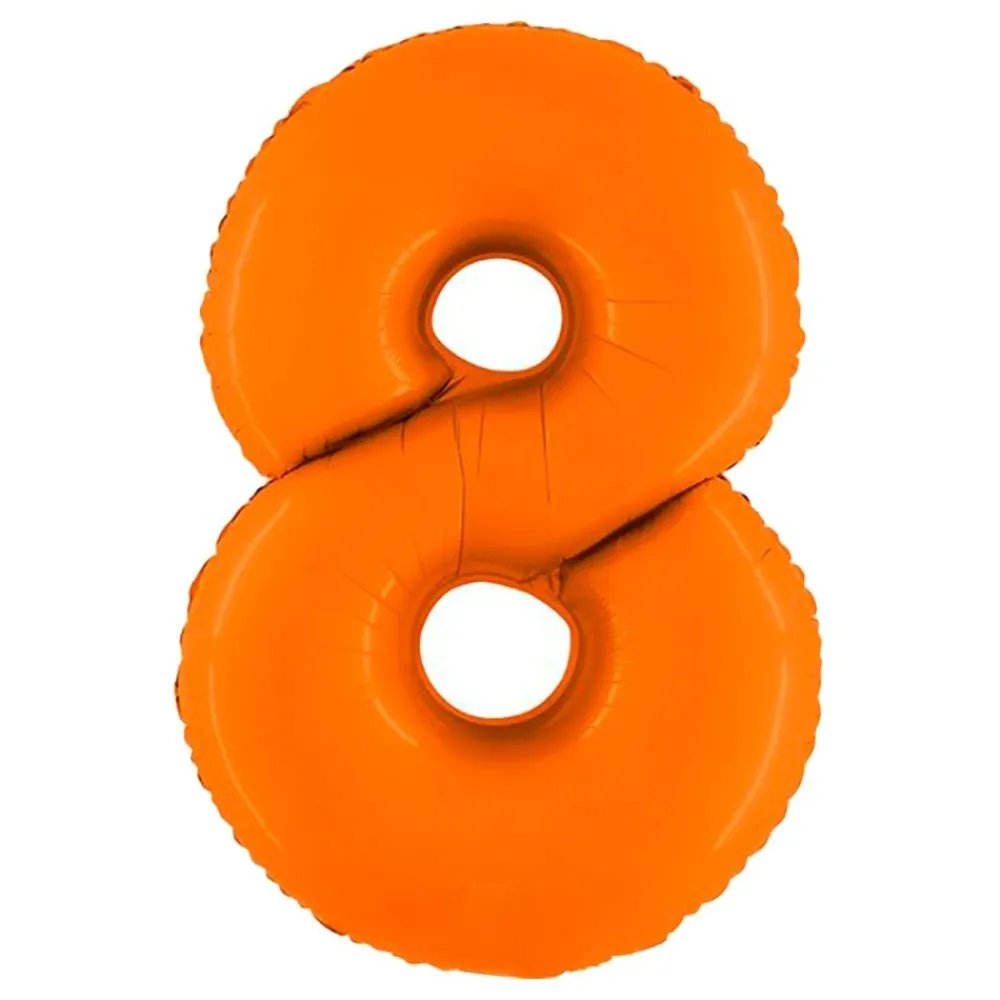 Ballongkungen AB Ballontal Mat Orange - Oppyntning|Balloner