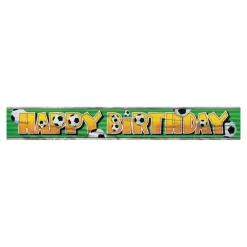 Unique UK Inc t/as Unique Party Banderole Fodbold Happy Birthday - Oppyntning|Kostumetema