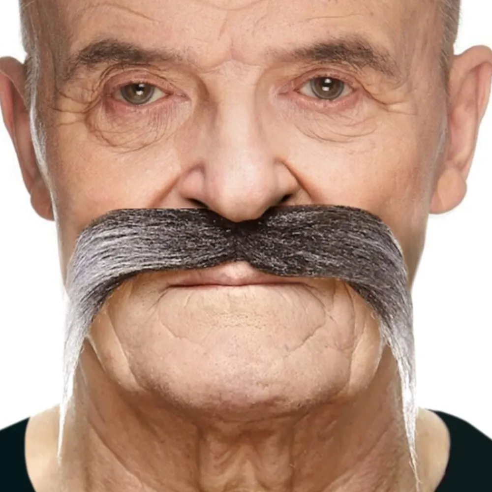 Best Butterick's AB Bandit Moustache Sort/Hvid
