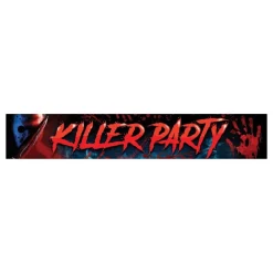 Fiestas Guirca, S.L Banner i Stof Killer Party - Oppyntning