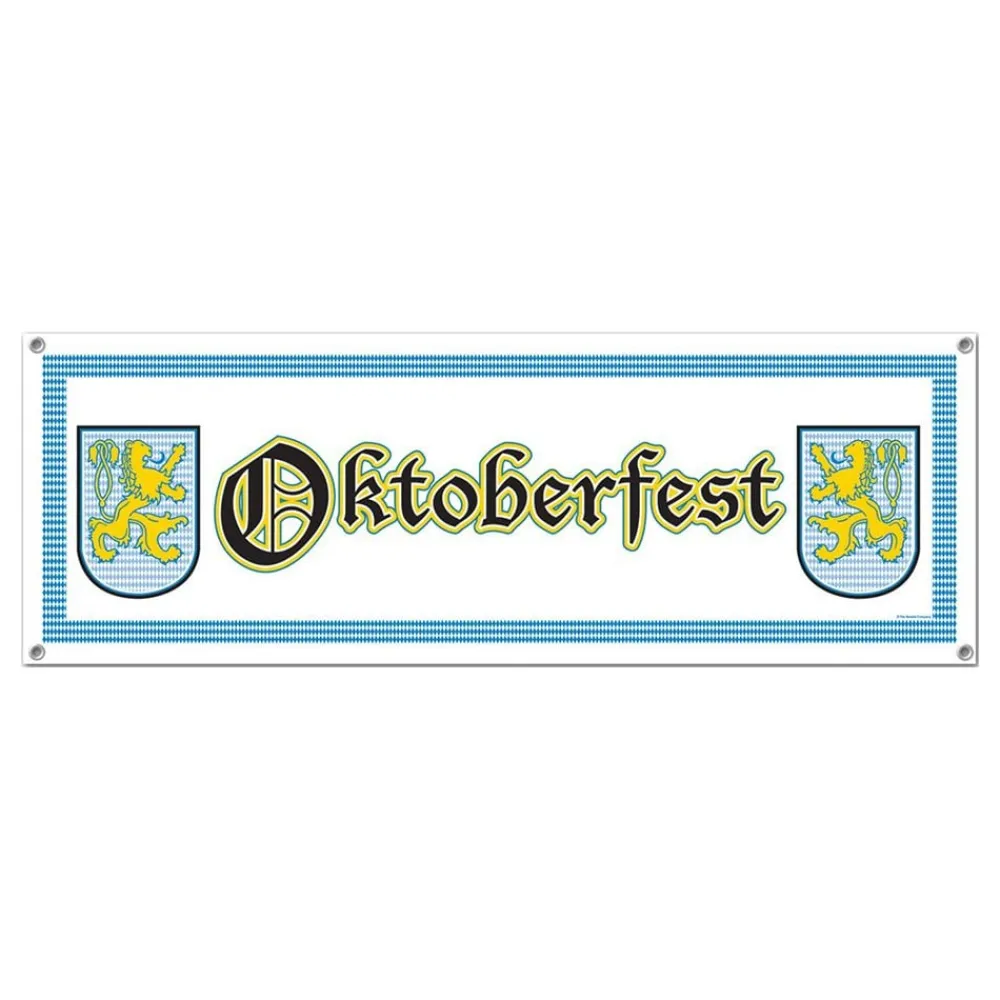 Three Sixty Degrees Ltd Banner Oktoberfesten Hvid - Oppyntning