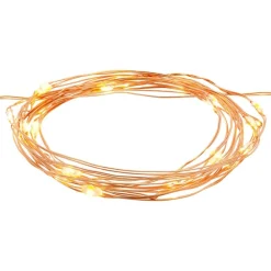 Discount PartyDeco sp. z o.o. Batteridrevet LED Lyskæde Kobber