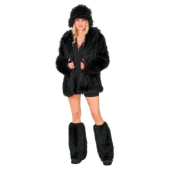 Widmann S.r.l. Benvarmere Fluffy Sort - Tilbehør|Kostumetema