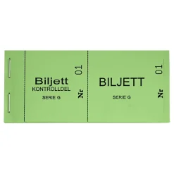 RingBingo Sweden AB Billetblok 1-100 - Eventartikler