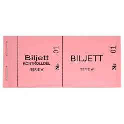 RingBingo Sweden AB Billetblok 1-100 - Eventartikler