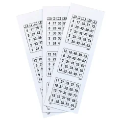RingBingo Sweden AB Bingoplader Hvid - Spil & Leg