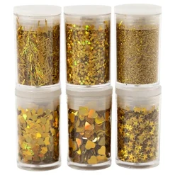 New Creativ Company AB Bio-Glitter Blandede Guld Sæt