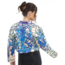 CHAKS Blazer Holografisk Dame - Tøj|Tilbehør