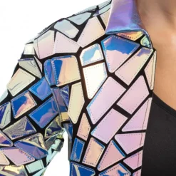CHAKS Blazer Holografisk Dame - Tøj|Tilbehør