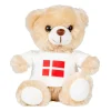 Online Hisab/Joker Company AB Blød Bamse med Dansk Flag