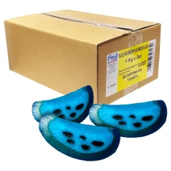 ERT Godis AB Blue Raspberry Slices Licorice Økonomipakke - Slik