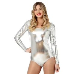 New Fiestas Guirca, S.L Bodysuit Silver Metallic