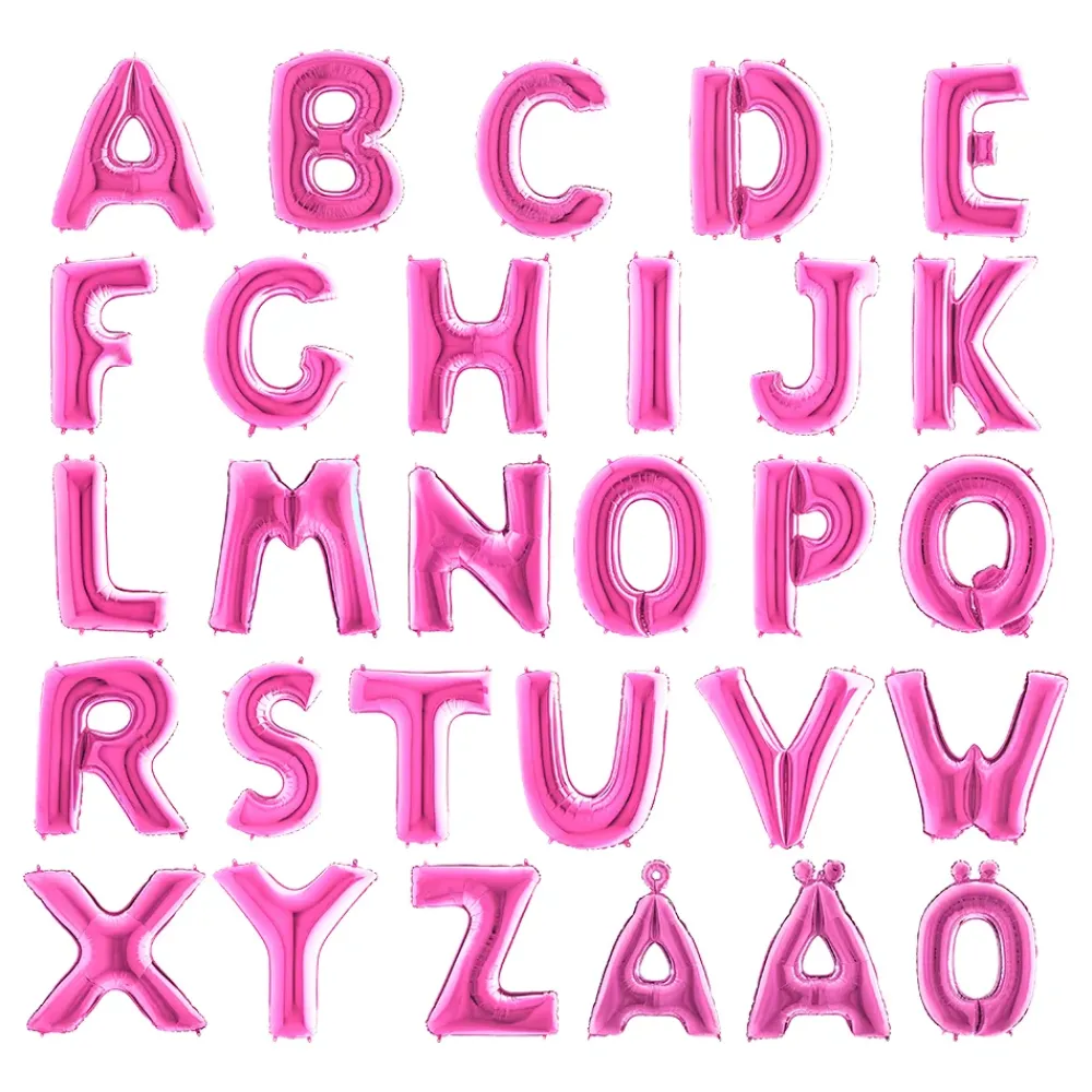 Clearance Ballongkungen AB Bogstavballon Lyserød