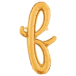 Discount Ballongkungen AB Bogstavballon Script Guld