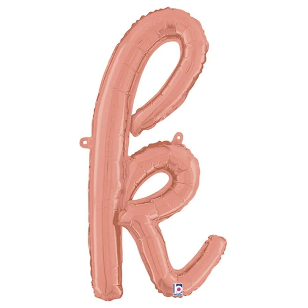 Ballongkungen AB Bogstavballon Script Roséguld - Oppyntning|Balloner