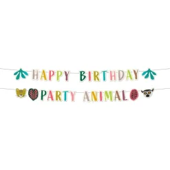 Online Folat B.V. Bogstavguirlande Happy Birthday Zoo Party