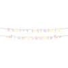 Folat B.V. Bogstavguirlande Happy Birthday Unicorns & Rainbows - Oppyntning