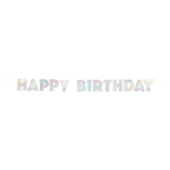 New Unique UK Inc t/as Unique Party Bogstavguirlande Happy Birthday Farvestrålende