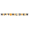 Globos Europe B.V. Bogstavguirlande Happy Halloween Sort/Orange - Oppyntning