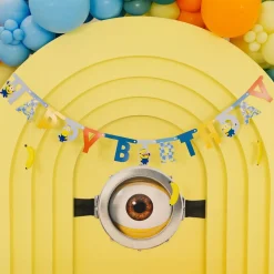PartyDeco sp. z o.o. Bogstavsguirlande Happy Birthday Minions - Oppyntning