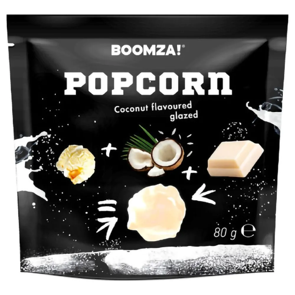 ERT Godis AB Boomza Popcorn Coconut White Chocolate - Snacks
