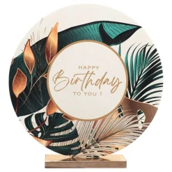 Santex Borddekoration Birthday Jungle Vert - Hjem & Husholdning|Oppyntning