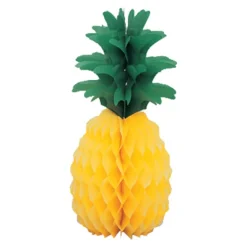 Unique UK Inc t/as Unique Party Borddekoration Honeycomb Ananas - Oppyntning|Kostumetema
