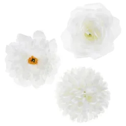 Santex Borddekoration Hvide Blomster - Oppyntning|Borddækning