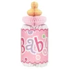 New Unique UK Inc t/as Unique Party Borddekoration Sutteflaske Honeycomb Pink