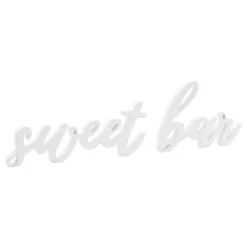 PartyDeco sp. z o.o. Borddekoration Sweet Bar Hvid - Oppyntning|Borddækning