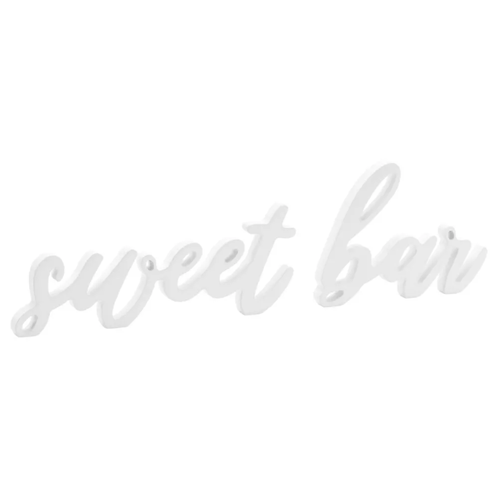 PartyDeco sp. z o.o. Borddekoration Sweet Bar Hvid - Oppyntning|Borddækning