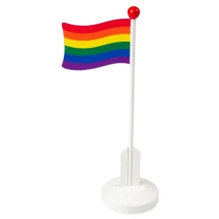 Best Hisab/Joker Company AB Bordflag i Træ Prideflag