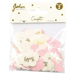 Hisab/Joker Company AB Bordkonfetti Baby Girl - Oppyntning|Borddækning